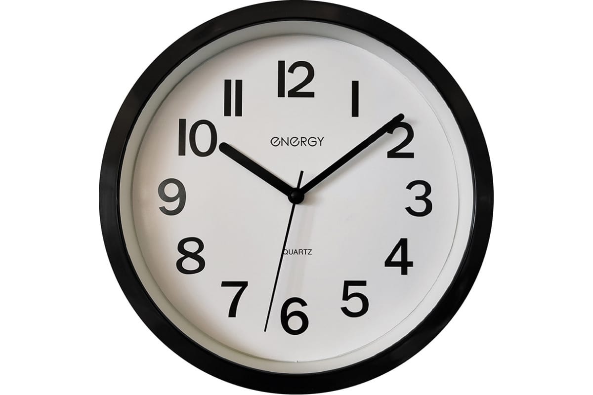 Часы настенные ENERGY ЕС-139 чёрные