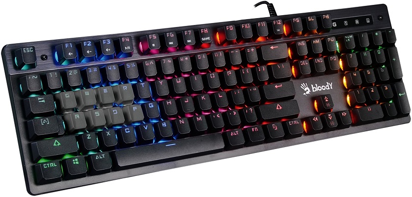 Клавиатура A4Tech Bloody B500N черный USB Multimedia Gamer LED