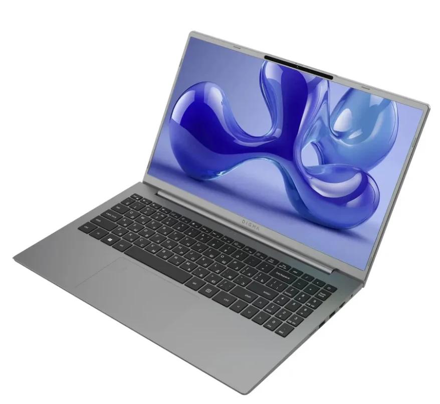 Ноутбук Digma Ascend i5 1235U/16Gb/SSD512Gb/15.6"/IPS/FHD/W11H/grey/4500mAh 
