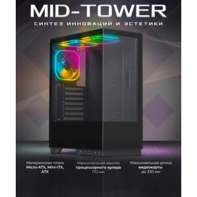 СБ Techprom TPS ST001 <AMD RYZEN 3 2200G/16GB/256GB/DOS>