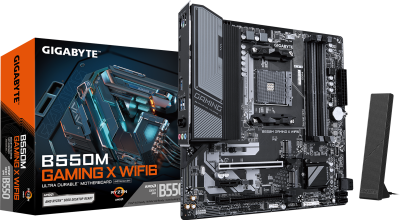 Материнская плата Gigabyte B550M GAMING X WIFI6 AM4 DDR4