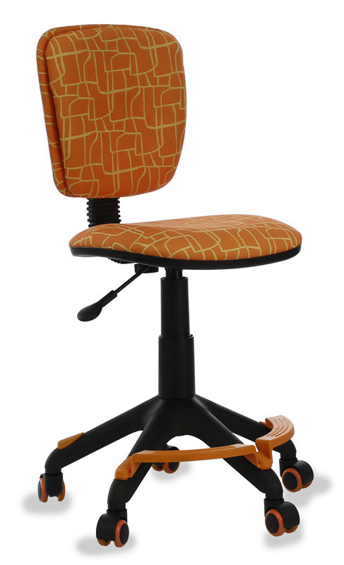 Кресло детское Бюрократ CH-204-F, GIRAFFE подставка для ног оранжевый жираф