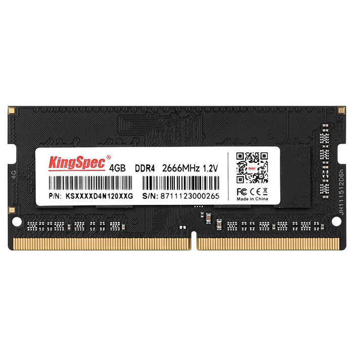 Модуль памяти SODIMM DDR4 4096 Mb (PC4-19200) 2666MHz Kingspec