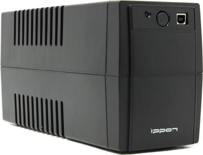 Источник б.п. UPS IPPON BACK Basic 1050VA(600Вт/12В/9Ач х1шт/162-275В/IEC-320-3роз/нет кабелей)Black