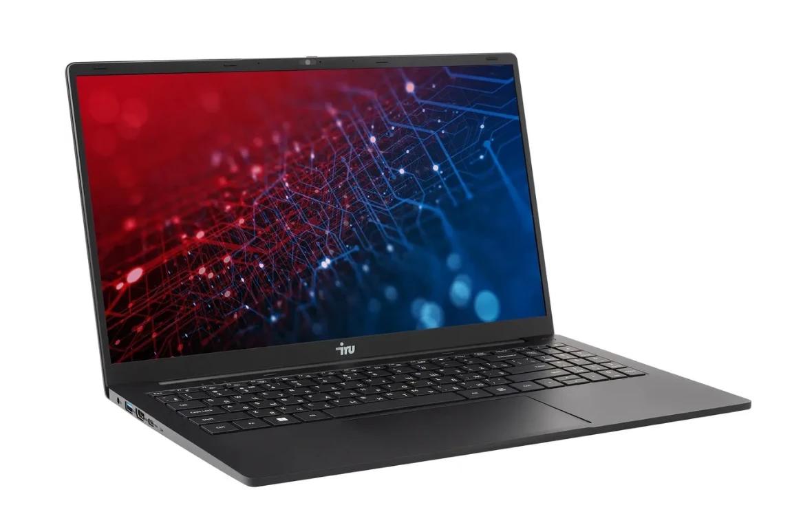 Ноутбук IRU Strato 15ALID4 i5 13420H/16Gb/SSD512Gb/15.6"/IPS/FHD/DOS/black