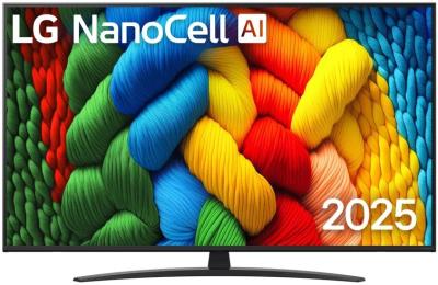 Телевизор 55" LG 55NANO81A6A.ARUG (4К UHD/NanoCell/DVB-T2/C/S2/SmartTV/WI-FI)