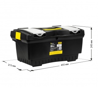 Ящик для инструментов пластиковый Kolner KBOX22/1 с клапанами 22" (56 х 32 х 27.5 см)