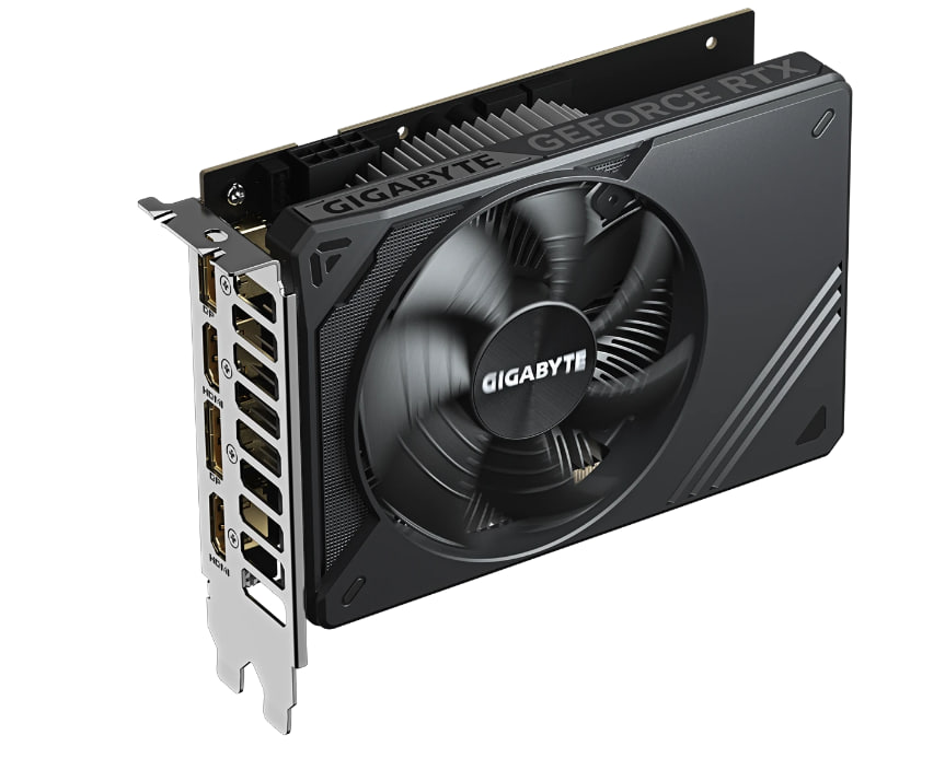 Видеокарта 8192Mb Gigabyte GeForce RTX 5050 GV-N5050D6-8GD GDDR6 128bit 2xDP 2xHDMI 1FAN ITX