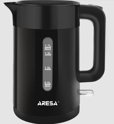 Чайник Aresa AR-3490 1,7л, 2200 Вт, двойные стенки, STRIX, 6 режимов нагрева, сенсорное