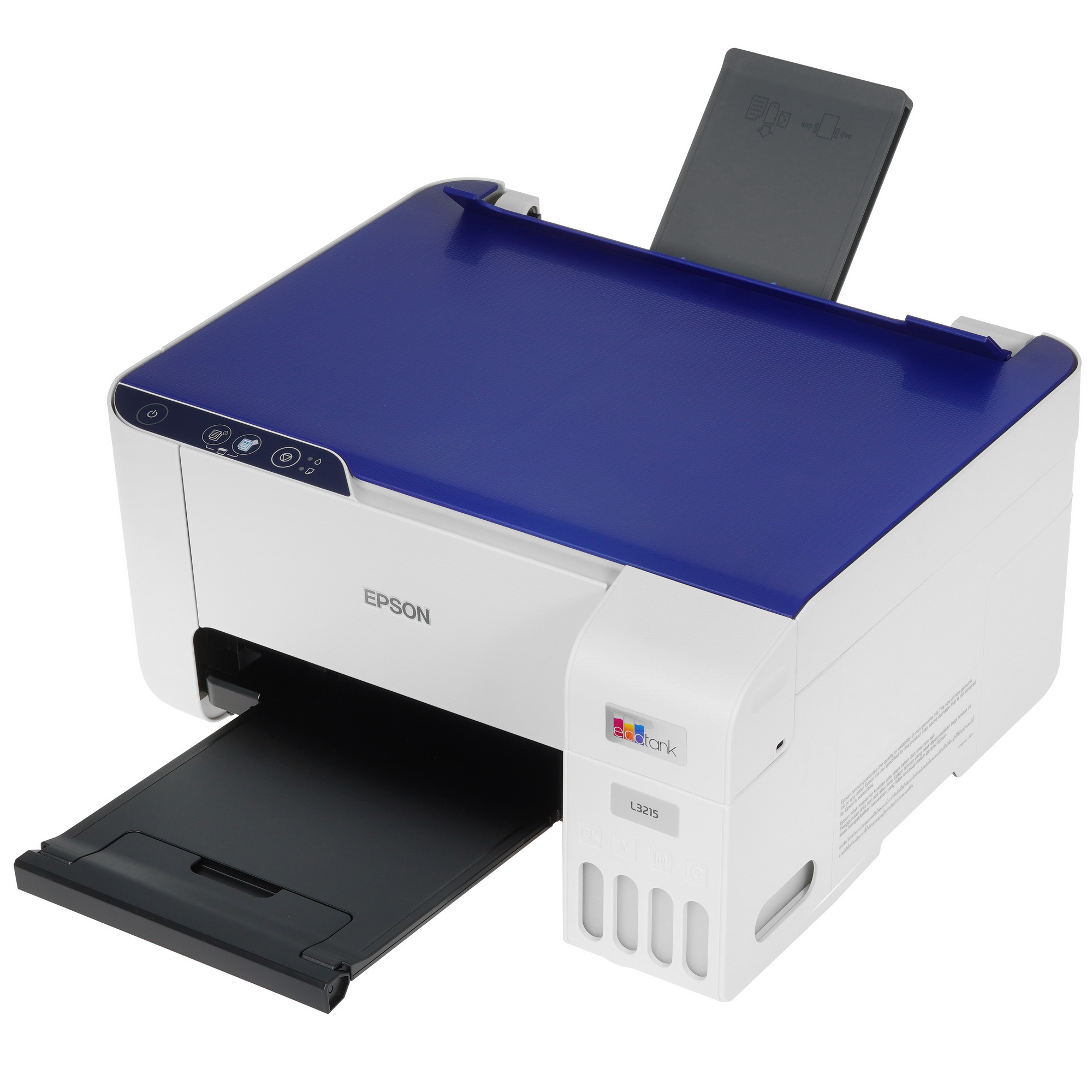 Принтер струйный МФУ EPSON L3215 (СНПЧ,А4,4цв,33/15стр./мин,5760x1440,1200*2400,USB 2.0) 003 белый