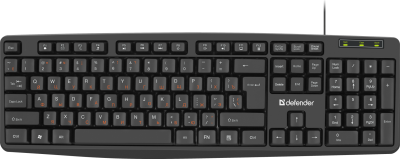 Клавиатура Defender Concept HB-164 RU,черный,104+FN
