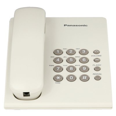 Телефон проводной Panasonic KX-TS2350RUW White