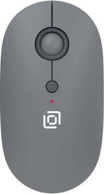 Мышь Oklick 409MW графитовый оптическая (1600dpi) silent беспроводная USB (3but)