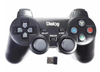 Джойстик DIALOG Action GP-A12RF - геймпад беспроводной RF 2.4G, вибрация,12 кнопок, PC X&Dinputs,USB