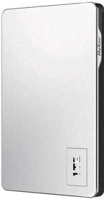 1 ТБ Внешний HDD Netac K338 <NT05K338N-001T-30SL> USB3.0 Silver-Grey