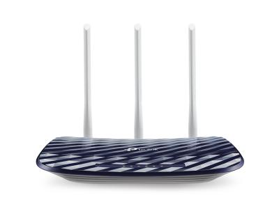 Интернет-шлюз TP-Link Archer C20 (AC750,1х WAN,4x LAN,802.11AC 2.4-5ГГц 300+433Мбит/с,3x5dBi) черный