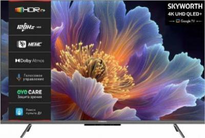 Телевизор 60" Skyworth 60Q66H QLED Smart Eye Care Frameless черный/4K Ultra HD/60Hz/DVB-T2