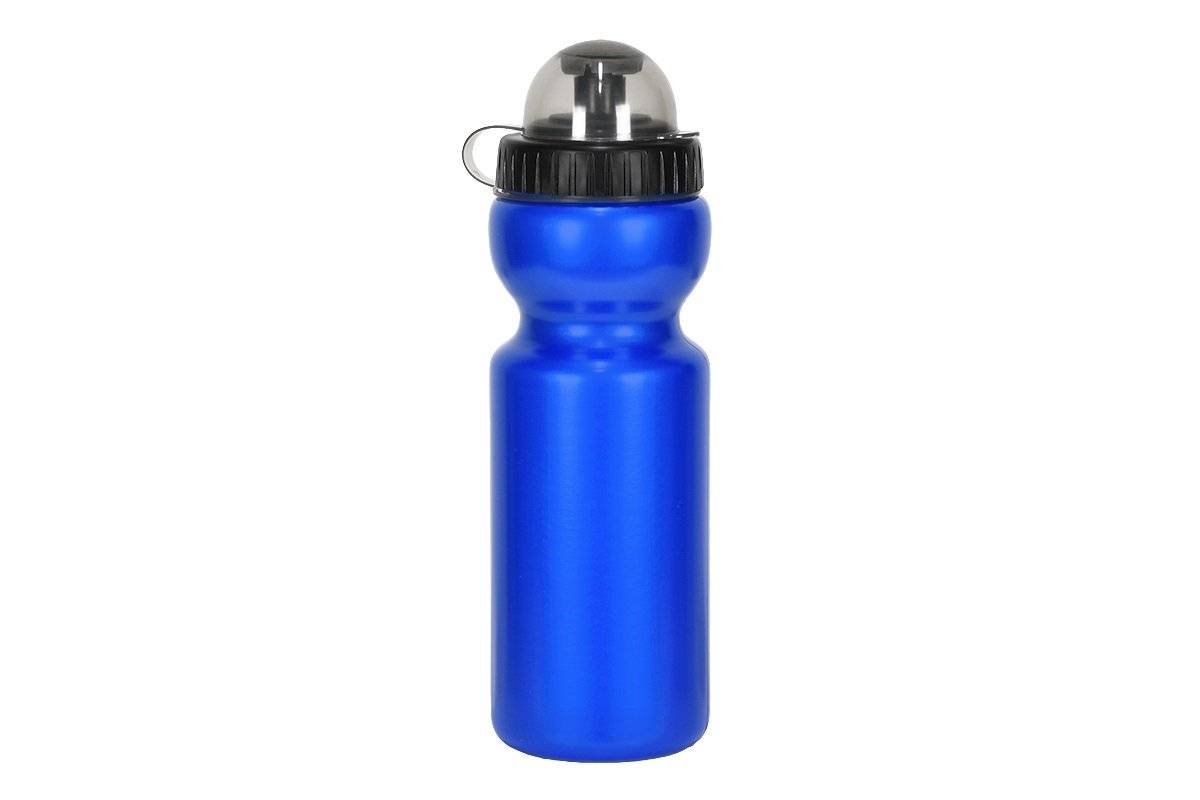 Фляга CWB-700G,750мл,пластик,с клапаном и защитным колпачком,синяя