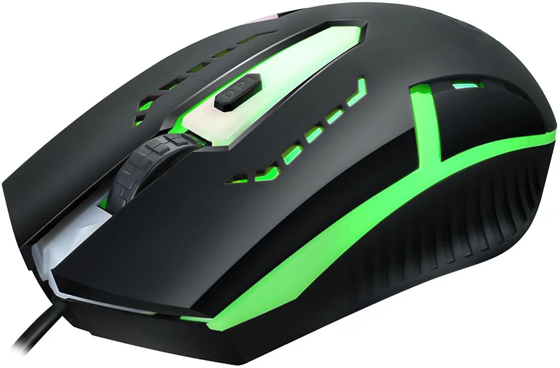 Мышь Oklick 398G черный оптическая (2400dpi) USB (4but) для ноутбука