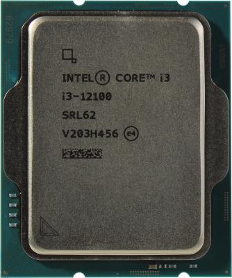 Процессор Intel Core I3-12100(4/8ядер,3.3-4.3ГГц,DDR4-3200/DDR5-4800,UHD 730,60-89W,Alder Lake) 1700