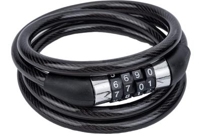 Замок велосипедный кодовый Park 120см, 8мм, перекодируемый
