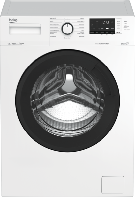 Стиральная машина Beko WSRE6H612ZAWI (6,5кг, 1200об, 60х44х84) белый