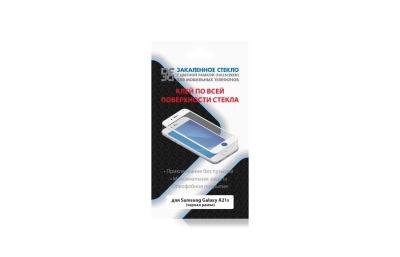 Защитное стекло для Samsung Galaxy A21s Glue Full Screen Black DF sColor-101