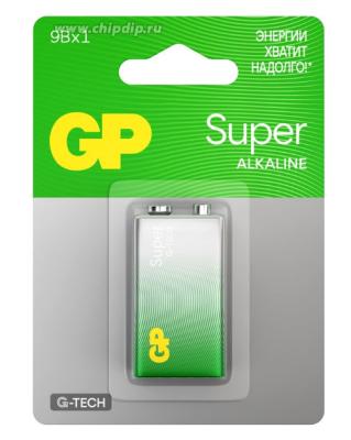 Батарея GP Super GP1604AA  6LR61 SR1 Крона  1шт