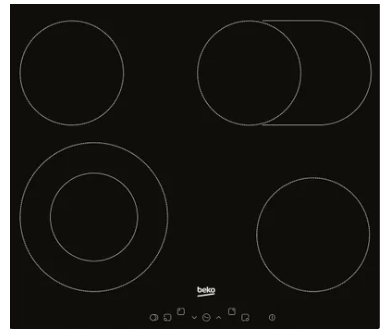 Электрическая варочная поверхность (стеклокерамика) Beko HIC 64403 T