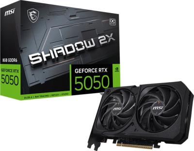 Видеокарта 8192Mb MSI GeForce RTX 5050 SHADOW 2X OC