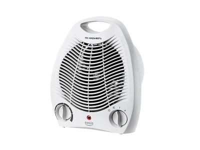 Тепловентилятор Oasis SB-20R (2000Вт, 2 режима работы 1000/2000Вт,регулятор темп.,до 20 м²)белый