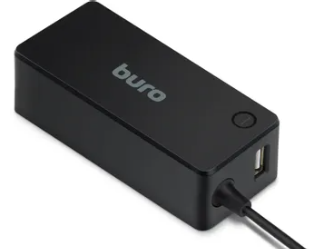 Блок питания Buro BUM-0061A40 автоматический 40W 12V-20V 8-connectors 3.2A 1xUSB 1A от бытовой элект