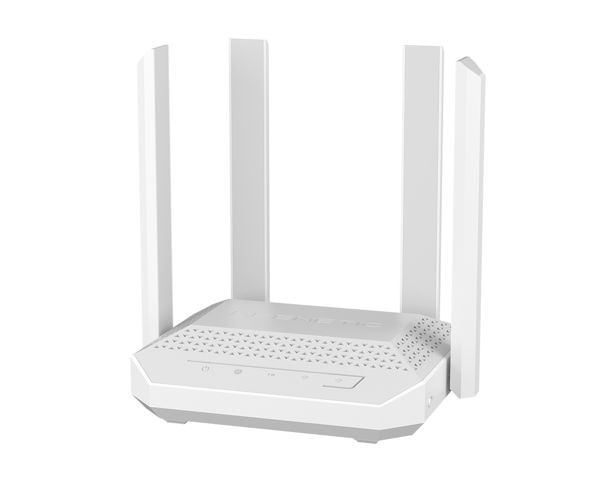 Интернет-центр Keenetic Challenger (KN-3910) (AX3000,1хGWAN,1xGLAN,2.4-5ГГц 574+2402Мбит/с,4x5dBi)
