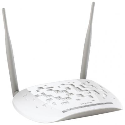 Модем TP-Link TD-W8961N Annex A (1x RJ11 for ADSL,4x LAN,802.11n 2.4GГГц 300Мбит/с,2x5dBi) белый