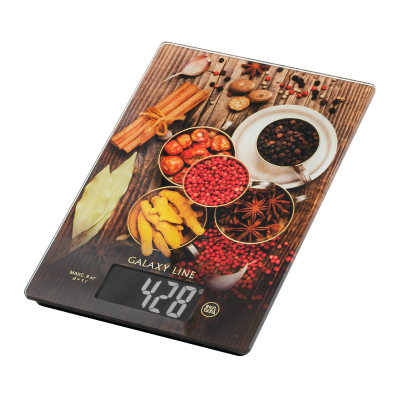 Весы кухонные Galaxy LINE GL 2821 стекло "специи" электронные