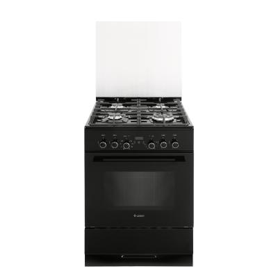 Плита Комбинированная Гефест ПГЭ 6502-03 0246 черный (газ-конт/э.розж/конв/чугун реш-ки/55л/60*60)
