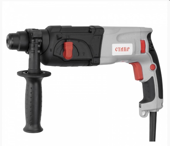 Перфоратор Ставр ПЭГ-780 780Вт, 3 Дж, 1100об/мин, 4800уд/мин, SDS-plus, кейс