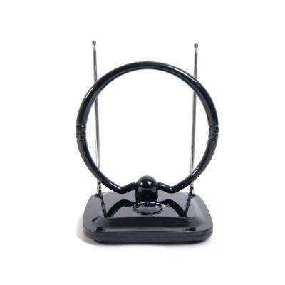 Антенна телевизионная Сигнал SAI 304 активная DVB-T2 и ДМВ+МВ усы 1м кабель 3м, с рег.