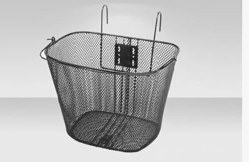 Велокорзина 28" JL-045-1 навесная, стальная, черная/270042