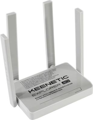 Интернет-центр Keenetic Explorer 4G (KN-4910)(nano-SIM 4G,1хWAN,3xLAN,2.4-5ГГц 300+867Мбит/с,4x4dBi)