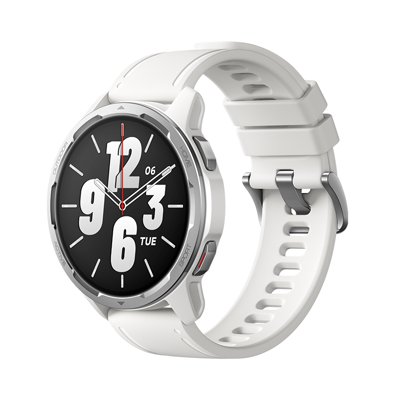 Смарт-часы Xiaomi Watch S1 Active GL (Moon White) <1,43" AMOLED 466Х466,BT5.2,GPS,GLONASS,SpO2,470м>