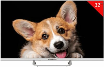 Телевизор 32" Topdevice TDTV32CS03HWE белый SmartTV Yandex HD READY/DVB-T2/DVB-C/DVB-S2/USB