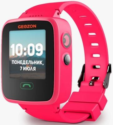 Детские умные часы GEOZON Aqua розовый G-W04PN<1.44" IPS, Wi-Fi, Glonass, GSM,GPS, IP67, 600mAh>