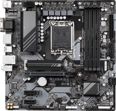 Материнская плата Gigabyte B760M DS3H DDR5, Soc-1700 Intel mATX AC`97 8ch(7.1) 2.5Gg RAID+VGA+