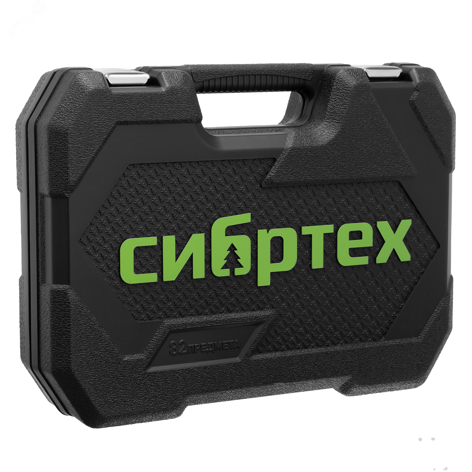 Набор инструментов Сибртех 1/2", 1/4", пластиковый кейс, 82 предмета\\13391