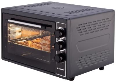 Электрическая духовка Kraft KF-MO 3801 BL (черный) 38л, макс.темп.320 гр., 1500Вт
