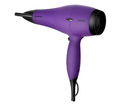 Фен Brayer 3007BR 2200 Вт, 2 cкор, 3 темп., узкий конц., холод.