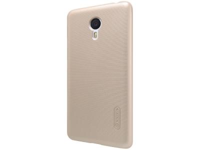 Чехол для Meizu M3 Note, золотой, Back Cover, Frosted Shield, Nillkin, NLK-874004Y0398