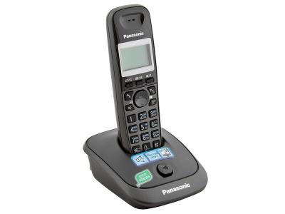Р/Телефон Dect Panasonic KX-TG2511RUT (темно-серый металлик)