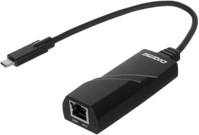 Сетевой адаптер Gigabit Ethernet Digma D-USBC-LAN1000 USB Type-C